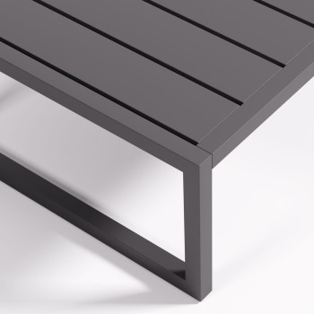 100% wetterfester Comova-Aluminium-Couchtisch