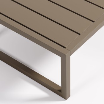 100% wetterfester Comova-Aluminium-Couchtisch