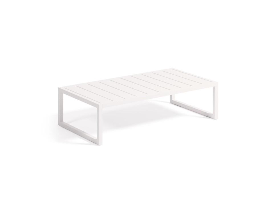 100% wetterfester Comova-Aluminium-Couchtisch