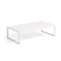 100 % wetterfester Comova-Aluminium-Couchtisch 114 x 60 x 30