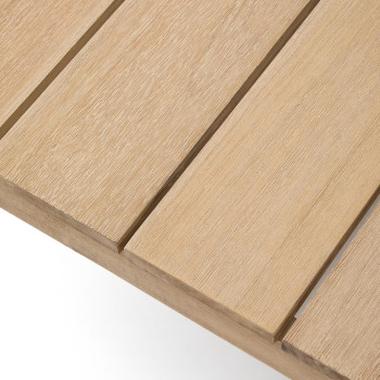 Couchtisch Ambra aus massivem Akazienholz mit heller Oberfläche, 82,5 x 82,5 cm, FSC 100 %