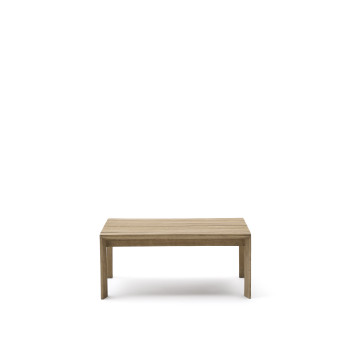 Couchtisch Ambra aus massivem Akazienholz mit heller Oberfläche, 82,5 x 82,5 cm, FSC 100 %