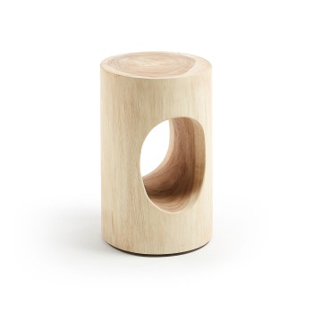 Halker Couchtisch aus massivem Mungoholz Ø 30 cm