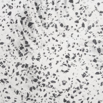 Jenell Couchtisch aus weißem Terrazzo, Ø 52 cm