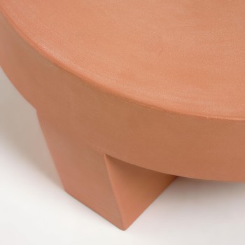Vilena Terrakotta-Couchtisch Ø 60 cm