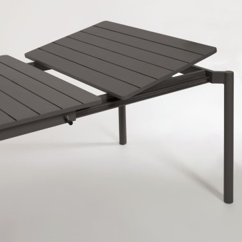 Zaltana ausziehbarer Outdoor-Tisch aus Aluminium