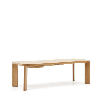 Jondal Ausziehtisch aus Massivholz und Eichenfurnier FSC 100% 240 (32