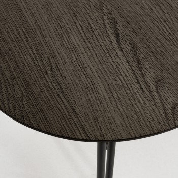Ausziehtisch Milian 140 (220) x 90 cm (220) x 90 cm, schwarzes Metallbein