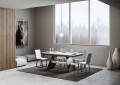 Ausziehtisch 90x160/264 cm Baita Evolution mit anthrazitfarbenem Gestell