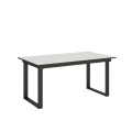 Ausziehbarer Tisch 90x160/220 cm, Gestell Bandos Anthrazit.