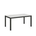 Ausziehbarer Tisch Everyday Evolution 90x160/420 cm mit anthrazitfarbenem Gestell