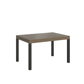 Ausziehtisch Everyday, weiß Esche, mit anthrazitfarbenen Beinen, D.80 - Ausziehtisch 80x140/224 cm, Everyday, weiß Esche, mit anthrazitfarbenen Beinen