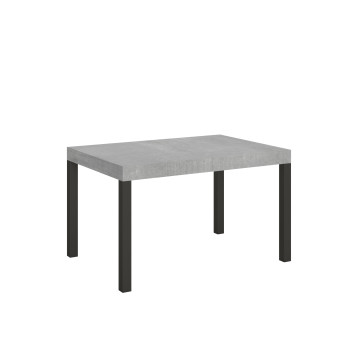 Ausziehtisch Everyday, weiß Esche, mit anthrazitfarbenen Beinen, D.80 - Ausziehtisch 80x140/224 cm, Everyday, weiß Esche, mit anthrazitfarbenen Beinen