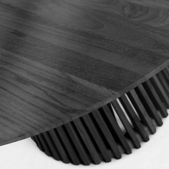 Jeanette Tisch Ø 120 cm schwarz