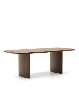 Litto-Tisch mit Walnussfurnier, 240 x 100 cm