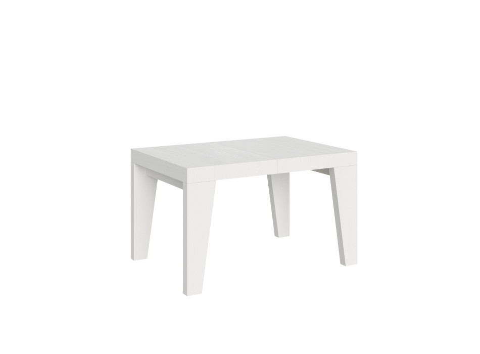Naxy Tisch D.90 – Ausziehtisch 120/380 x 90 cm, Naxy Esche weiß