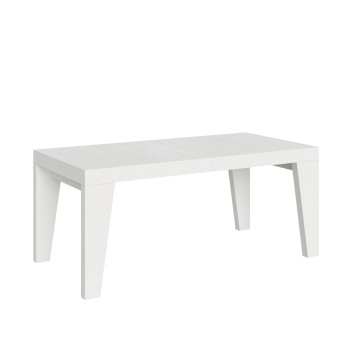 Naxy Tisch D.90 – Ausziehtisch 200/460 x 90 cm, Naxy Esche weiß