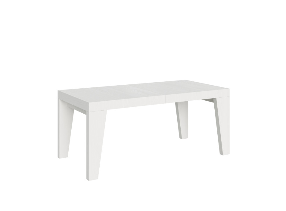 Naxy Tisch D.90 – Ausziehtisch 200/460 x 90 cm, Naxy Esche weiß