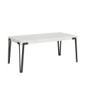 Ausziehtisch Rio 90x180/284 cm mit anthrazitfarbenem Gestell