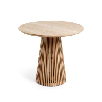 Jeanette runder Tisch aus Massivholz