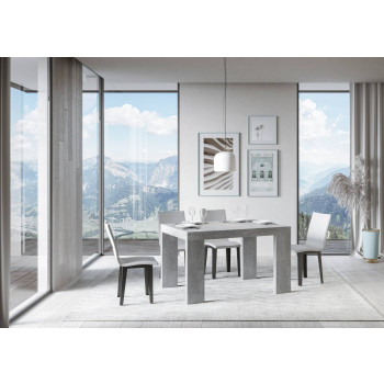 Roxell Premium Tisch D.90 – Ausziehtisch 140/400 x 90 cm, Roxell Premium Weiß-Esche