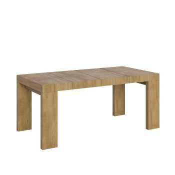 Roxell Premium Tisch D.90 – Ausziehtisch 140/400x90 cm, Roxell Premium Weiß-Esche