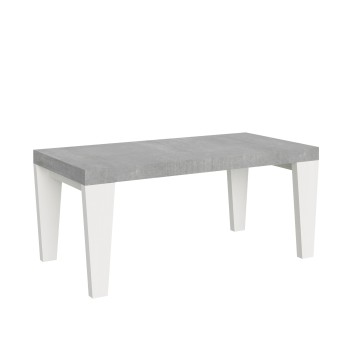 Spimbo Mix Tisch – Ausziehtisch 90 x 180/284 cm, Spimbo Mix mit Tischplatte aus weißer Esche und Beinen aus Walnussholz.