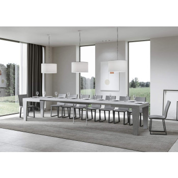 Spimbo Tisch D.90 – Ausziehtisch 160/420x90 cm, Spimbo Weißesche
