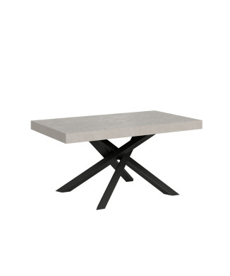 Volantis Tischbeine, anthrazit, P.90 – Ausziehtisch 160/264x90 cm, Volantis Kaschmir, anthrazit