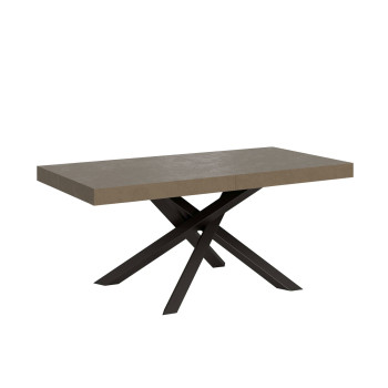 Volantis Tischbeine, anthrazit, P.90 – Ausziehtisch 180/284x90 cm, Volantis Kaschmir, anthrazit