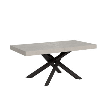 Volantis Tischbeine, anthrazit, P.90 – Ausziehtisch 180/284x90 cm, Volantis Kaschmir, anthrazit
