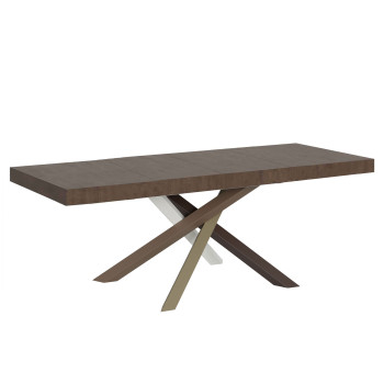 Volantis Premium Color 4/C Tisch P.90 – Ausziehtisch 180/284 x 90 cm, Volantis Premium weiße Esche, mehrfarbige Beine, 4/C