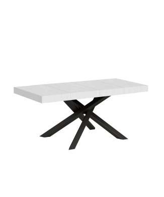 Volantis Premium Tischbeine in Anthrazit P.90 – Ausziehtisch 140/244x90 cm, Volantis Premium Tischbeine aus weißer Esche in Anthrazit