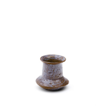 Olaris braune Keramikvase 16 cm