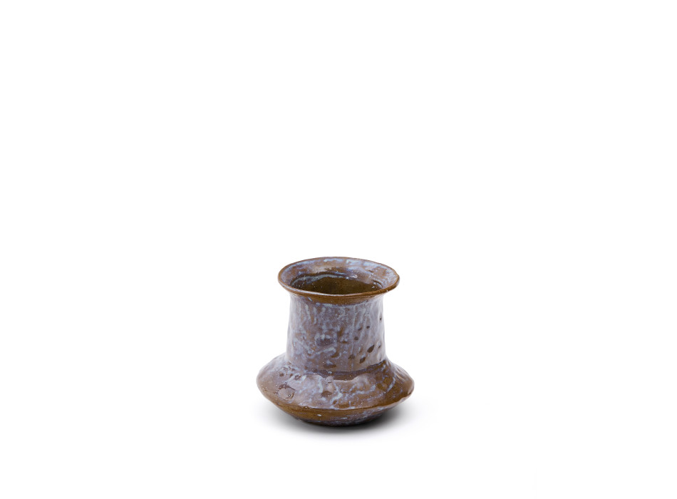 Olaris braune Keramikvase 16 cm