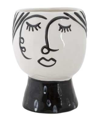 Topf-Gesichtsvase