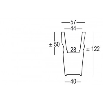 PLATZSPARENDE VASE 6247 PLUST