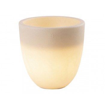 Geschwungene, leuchtende Vase S 32055, 8 Seasons Design