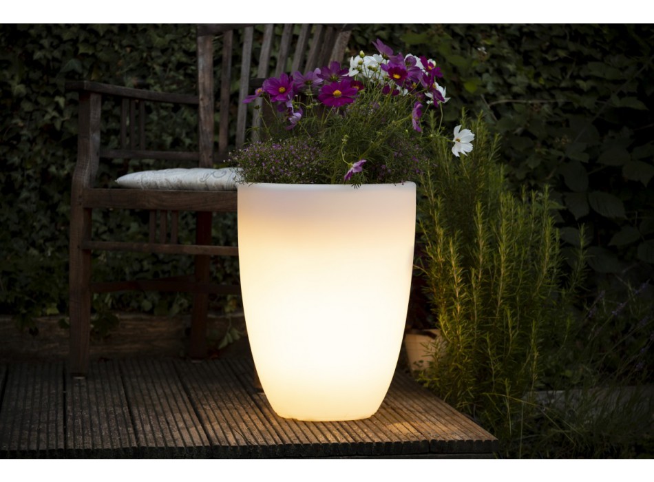 Geschwungene, leuchtende Vase S 32055, 8 Seasons Design