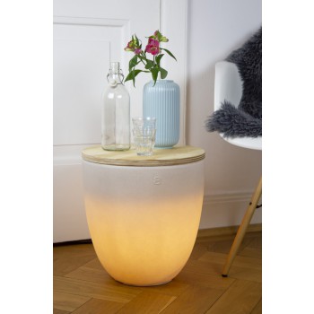Geschwungene, leuchtende Vase S 32055, 8 Seasons Design
