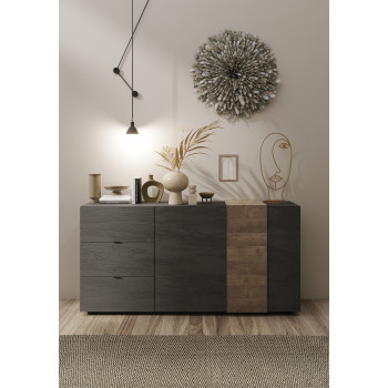 VENUS – Sideboard mit 2 Türen und 3 Schubladen