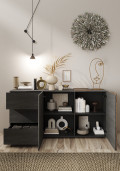 VENUS – Sideboard mit 2 Türen und 3 Schubladen