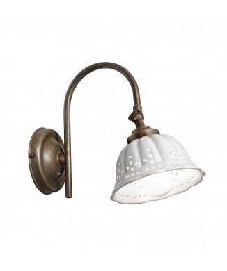 ANITA 061.19.OC IL FANALE zakřivené keramické nástěnné svítidlo