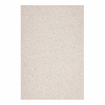 Vzorek látky Ascot v bílé ovčí srsti