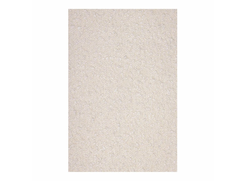 Vzorek látky Ascot v bílé ovčí srsti