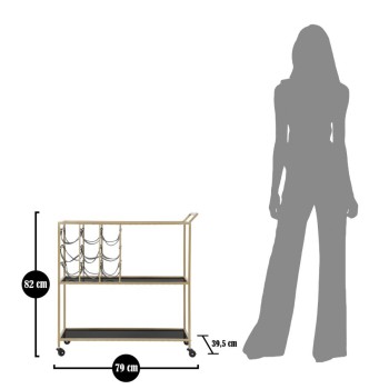 VOZÍK S ČERNÝMI ŠŮRKAMI