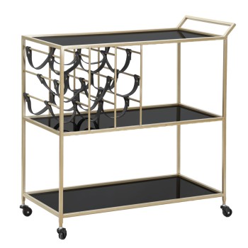 VOZÍK S ČERNÝMI ŠŮRKAMI