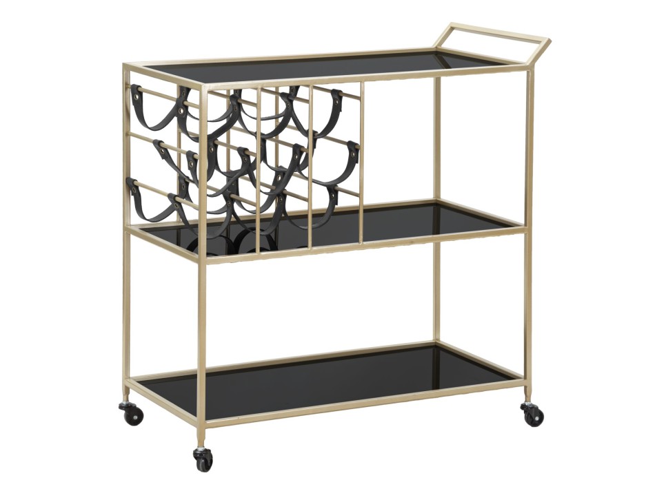 VOZÍK S ČERNÝMI ŠŮRKAMI