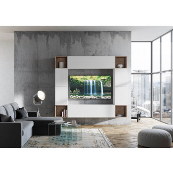 Isoka Compositions - Isoka A05 Nástěnná kompozice do obývacího pokoje Š.254 V.200 H.39.2