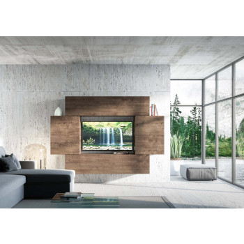 Isoka Compositions - Isoka A07 nástěnná kompozice do obývacího pokoje Š.234 V.160 H.39.2